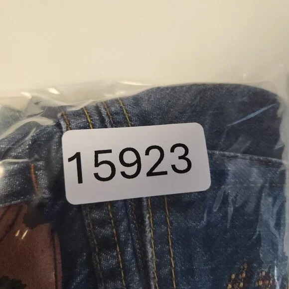 Vintage Y2K Roca Baby Rocawear Denim Jeans Boys Size 4T Skate Grunge Embroidered - Picture 14 of 14